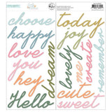 Pinkfresh Studio - Lovely Blooms: Puffy Phrases - Postage as per Actual