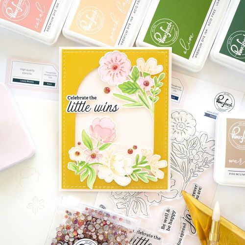 Pinkfresh Studio - Lovely Blooms stamp