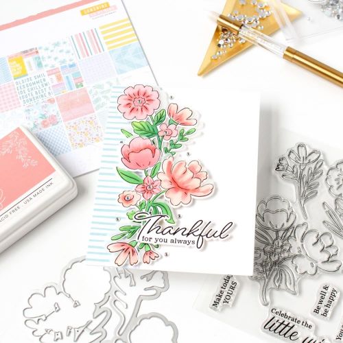 Pinkfresh Studio - Lovely Blooms stamp