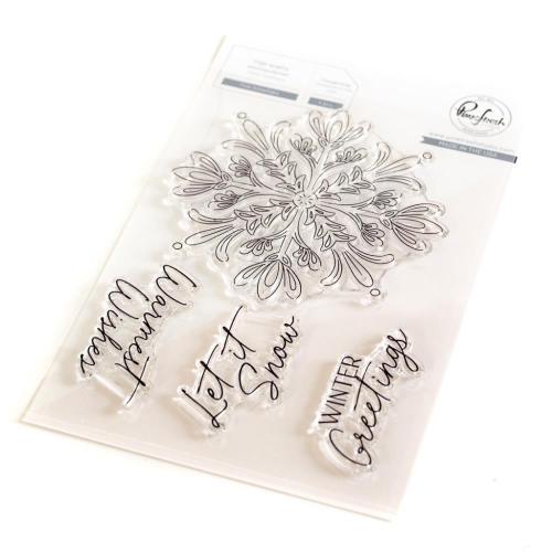 Pinkfresh Studio - Folk Snowflake stamp