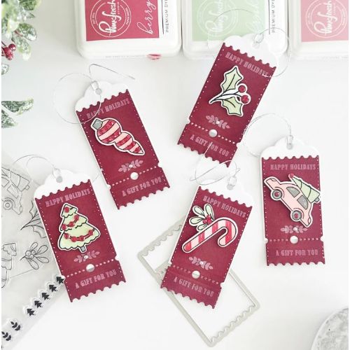 Pinkfresh Studio - Festive Tickets stamp