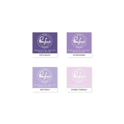 Pinkfresh Studio Premium Dye Cube Ink Pads 4 Colors Napa Valley