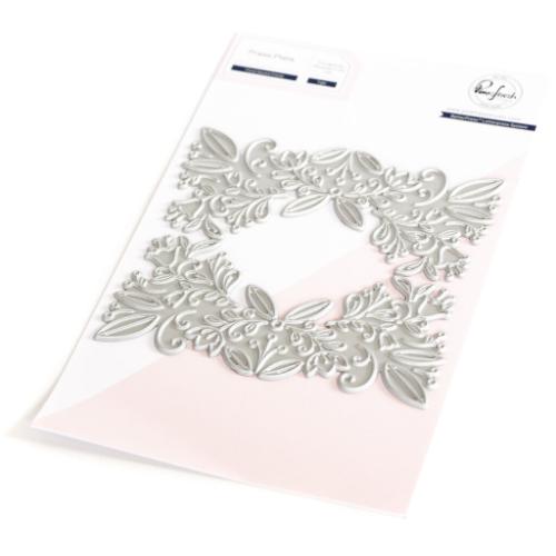 Pinkfresh Studio - Floral Square Frame press plate