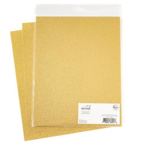 Pinkfresh Studio - Essentials Glitter Cardstock Gold