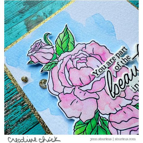 Pinkfresh Studio - Essentials Glitter Cardstock Gold