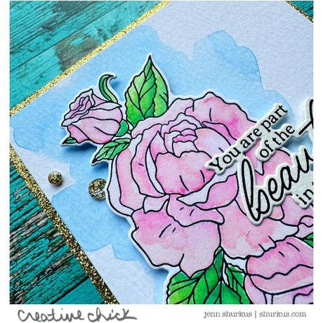 Pinkfresh Studio - Essentials Glitter Cardstock Gold