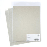 Pinkfresh Studio - Essentials Glitter Cardstock: Silver