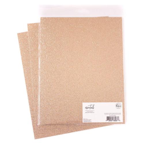 Pinkfresh Studio - Essentials Glitter Cardstock Rose Gold
