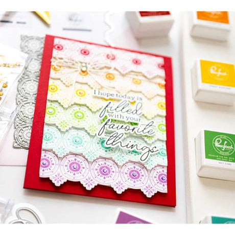 Pinkfresh Studio - Essentials Glitter Cardstock Ivory