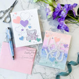 Pinkfresh Studio - Essentials Glitter Cardstock Glacier