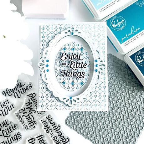 Pinkfresh Studio - Dotted Petals press plate