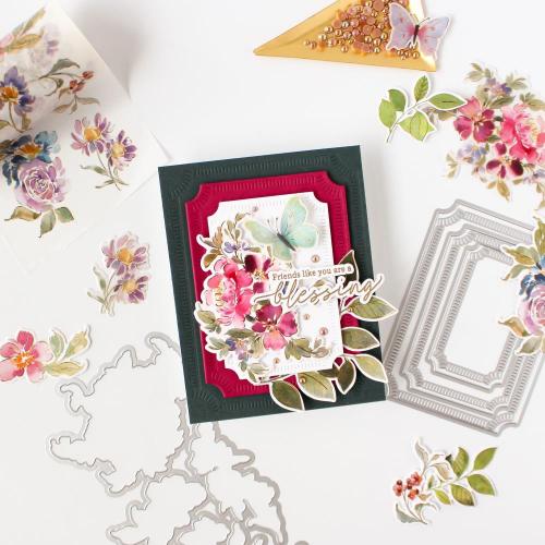 Pinkfresh Studio - Artsy Floral washi