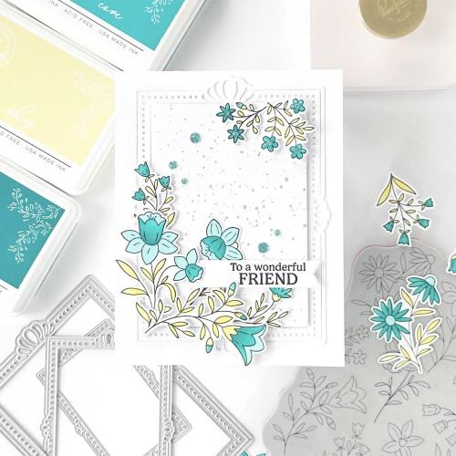 Pinkfresh Studio - Print Shop: Modern Botanicals stamp