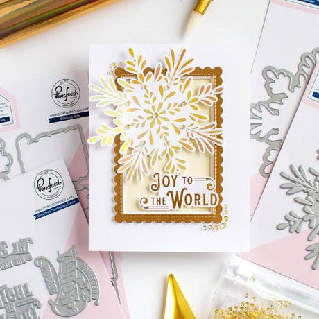 Pinkfresh Studio - Radiating Snowflake press plate