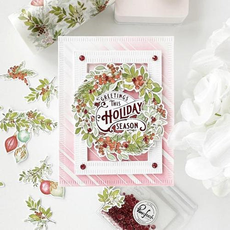 Pinkfresh Studio - Holiday Greetings Sentiments die