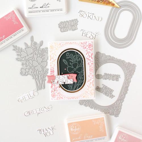 Pinkfresh Studio - Playful Petals press plate