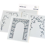 Pinkfresh Studio - Blooming Arch stencil