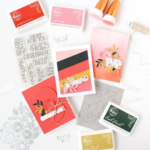 Pinkfresh Studio - Here For You Sentiments stamp