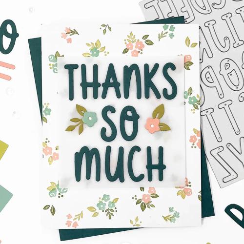 Concord & 9th A to Z Alphabet Die Set 12787