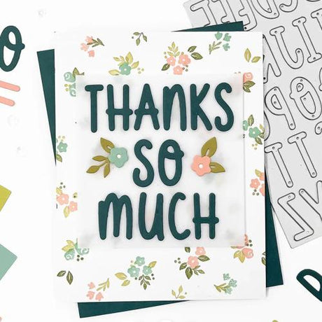 Concord & 9th A to Z Alphabet Die Set 12787