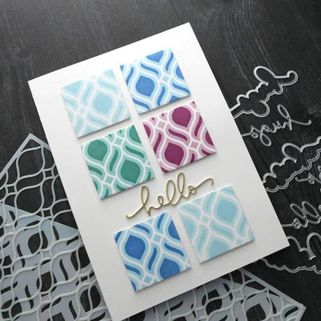 Concord & 9th Kristina Werner Layered Lattice Stencil Set kw1255