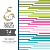 Altenew - A Love for Stripes Set A 6x6 Paper Pack