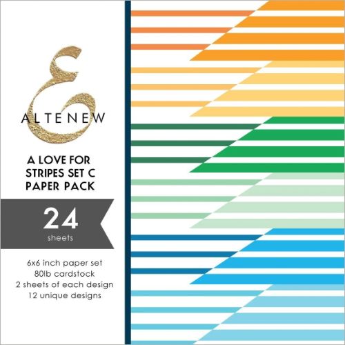 Altenew - A Love for Stripes Set C 6x6 Paper Pack