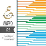 Altenew - A Love for Stripes Set C 6x6 Paper Pack