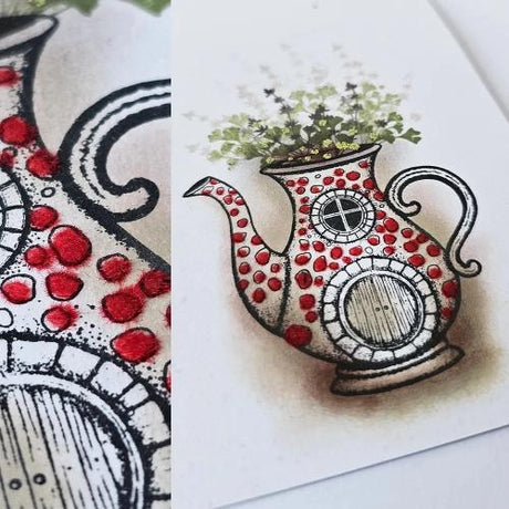 Lavinia Stamps - Lavinia Stamps Velvet Powder - Red