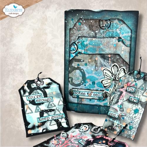 Elizabeth Craft Designs Hello You! Die Tag Folding Trio (2321)