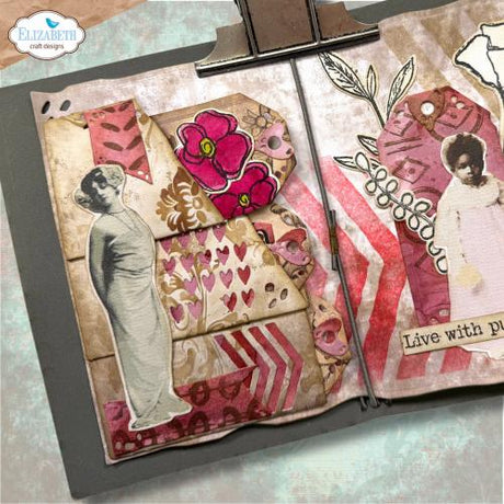 Elizabeth Craft Designs Hello You! Die Tri-Fold Slider Pocket (2320)