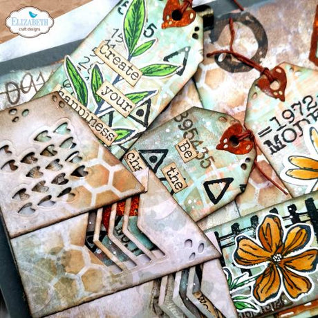 Elizabeth Craft Designs Hello You! Die Tri-Fold Slider Pocket (2320)