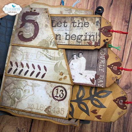 Elizabeth Craft Designs Hello You! Die Tri-Fold Slider Pocket (2320)
