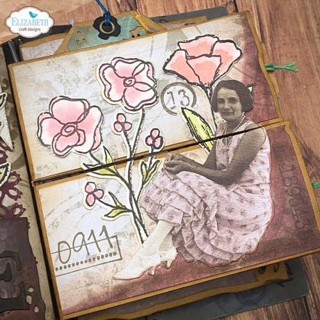 Elizabeth Craft Designs Hello You! Die Split Tag Pocket Page (2319)