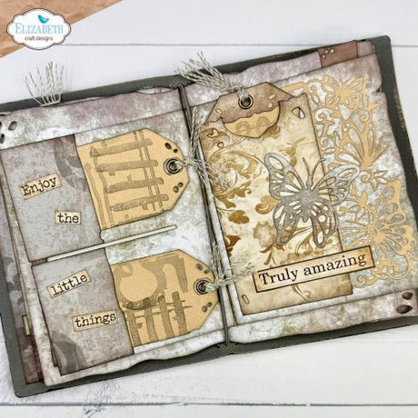 Elizabeth Craft Designs Hello You! Die Split Tag Pocket Page (2319)