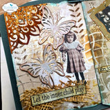 Elizabeth Craft Designs Hello You! Die Split Tag Pocket Page (2319)