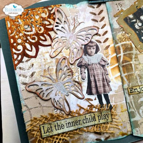 Elizabeth Craft Designs Hello You! Die Split Tag Pocket Page (2319)