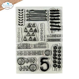 Elizabeth Craft Designs Hello You! Stamps Scribbles (CS440)