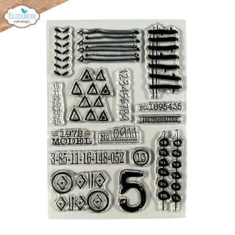Elizabeth Craft Designs Hello You! Stamps Scribbles (CS440)