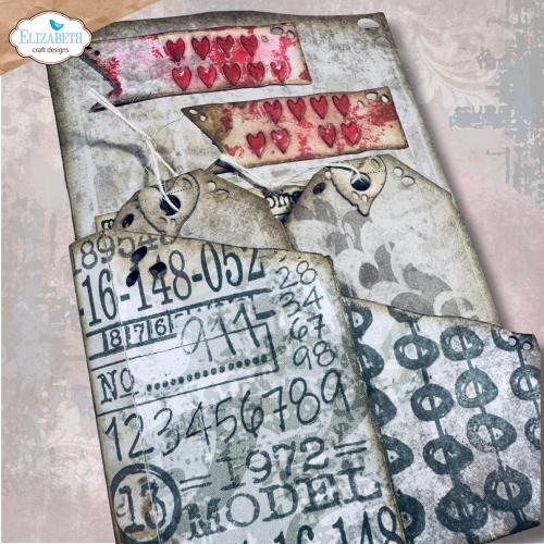 Elizabeth Craft Designs Hello You! Stamps Scribbles (CS440)