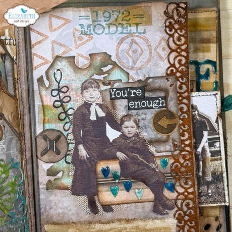 Elizabeth Craft Designs Hello You! Stamps Scribbles (CS440)