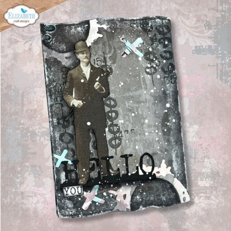 Elizabeth Craft Designs Hello You! Stamps Scribbles (CS440)