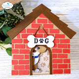 Elizabeth Craft Designs Dog House build a book (2332)