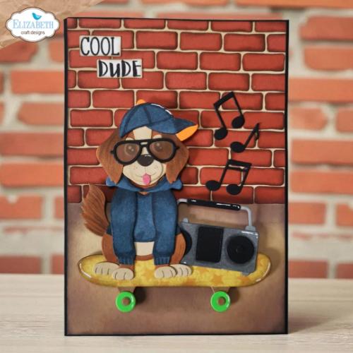 Elizabeth Craft Designs Skateboard (2328)