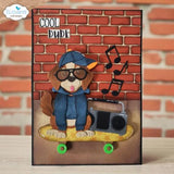 Elizabeth Craft Designs Skateboard (2328)