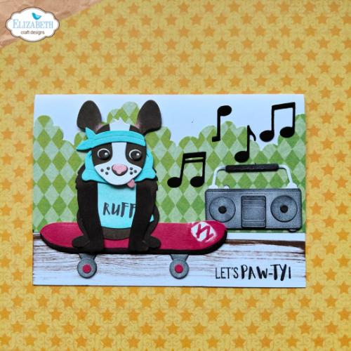 Elizabeth Craft Designs Skateboard (2328)