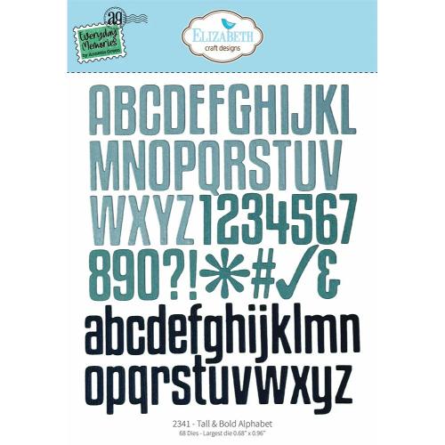 Elizabeth Craft Designs - Tall & Bold Alphabet Die Set