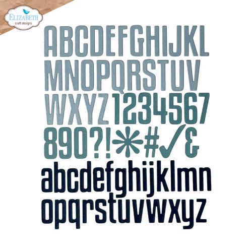 Elizabeth Craft Designs - Tall & Bold Alphabet Die Set