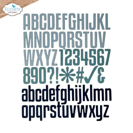 Elizabeth Craft Designs - Tall & Bold Alphabet Die Set