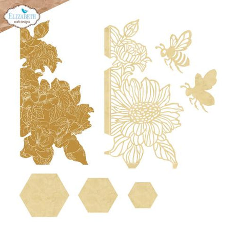Elizabeth Craft Designs - Bee and Flower Accents Die Set
